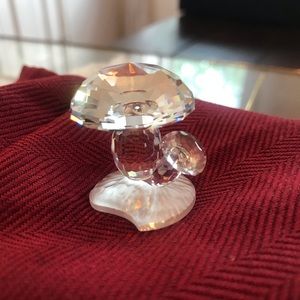 Swarovski crystal toadstool